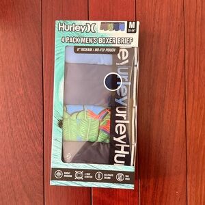 Hurley Men's Medium Boxer Briefs 4-Pack